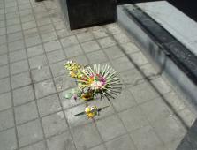 Offering in Street, Ubud, Bali